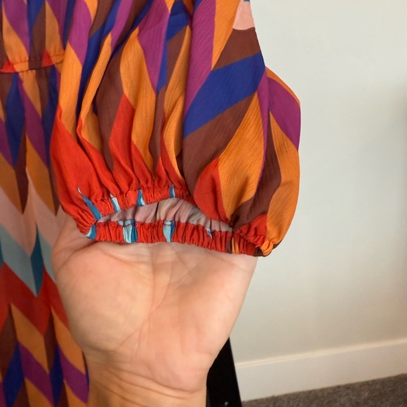 Colorful Geometric Pattern Dress - Picture 5 of 5